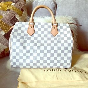LOUIS VUITTON SPEEDY 30 DAMIER AZUR